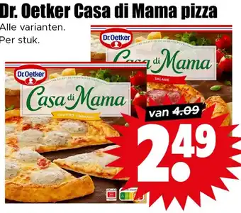 Dirk Dr. Oetker Casa di Mama pizza aanbieding