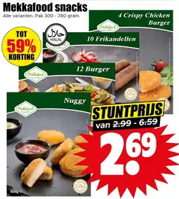 Dirk Mekkafood snacks aanbieding