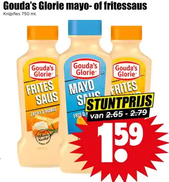 Dirk Gouda's Glorie mayo- of fritessaus aanbieding