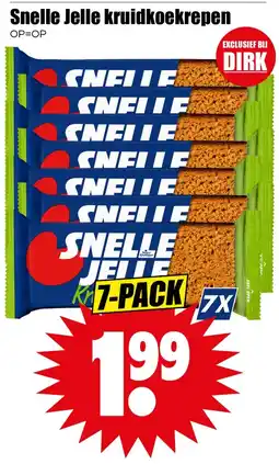 Dirk Snelle Jelle kruidkoekrepen aanbieding