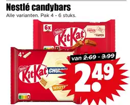 Dirk Nestlé candybars aanbieding