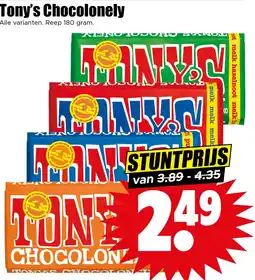 Dirk Tony's Chocolonely aanbieding