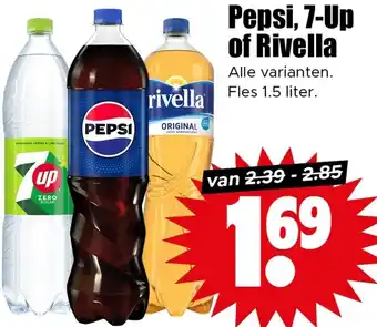 Dirk Pepsi, 7-Up of Rivella aanbieding
