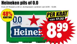 Dirk Heineken pils of 0.0 aanbieding