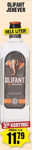 Dirk Olifant Jenever aanbieding