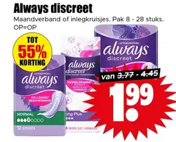 Dirk Always discreet aanbieding