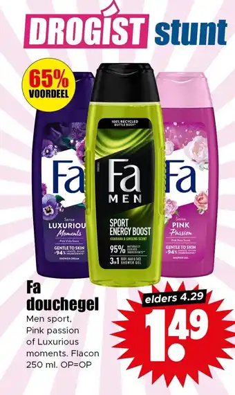 Dirk Fa douchegel aanbieding