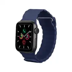 MediaMarkt Just In Case Magfit Strap Apple Watch 40-42mm Horlogebandje Navy aanbieding
