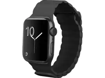 MediaMarkt Just In Case Magfit Strap Apple Watch 44-49mm Horlogebandje Zwart aanbieding