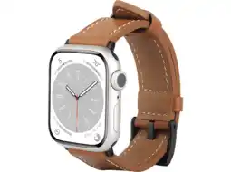 MediaMarkt Just In Case Timeless Leather Strap Apple Watch 45-49 Mm Horlogebandje Bruin aanbieding