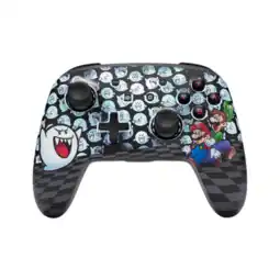 MediaMarkt Powera Controller Nsw - Lum. Etched Mario Nintendo Switch Zwart aanbieding