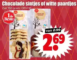 Dirk Chocolade sintjes of witte paardjes aanbieding