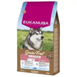 Pets Place Eukanuba Grain Free Senior Large Breed - Hondenvoer - Zeevis 12 kg aanbieding