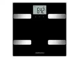 MediaMarkt Medisana Bs A41 Lichaamsanalyse Weegschaal Personenweegschaal Wit/zwart aanbieding