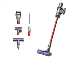 MediaMarkt Dyson V15 Origin Steelstofzuiger Nikkel/rood aanbieding
