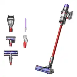 MediaMarkt Dyson V15 Origin Steelstofzuiger Nikkel/rood aanbieding