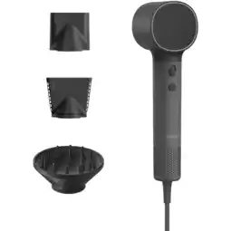 MediaMarkt Laifen Neo - Haardroger Met IONische Technologie 3 Warmtestanden Opzetstukken Föhn Shadow Black aanbieding