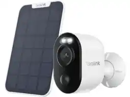 MediaMarkt Reolink Argus B310 Outdoor Camera 3mp Spotlight Battery Inc Solar Panel Slimme Binnen- / Buitencamer aanbieding