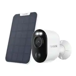 MediaMarkt Reolink Argus B310 Outdoor Camera 3mp Spotlight Battery Inc Solar Panel Slimme Binnen- / Buitencamer aanbieding