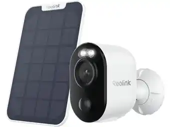 MediaMarkt Reolink Argus B310 Outdoor Camera 3mp Spotlight Battery Inc Solar Panel Slimme Binnen- / Buitencamer aanbieding