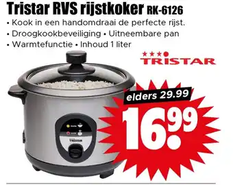 Dirk Tristar RVS rijstkoker aanbieding
