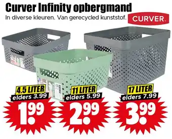 Dirk Curver Infinity opbergmand aanbieding