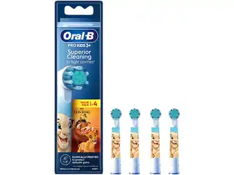 MediaMarkt Oral-b Kids Lion King 4 Stuks Opzetborstels Wit aanbieding