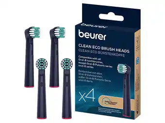 MediaMarkt Beurer Clean Eco (roterende Tandenborstels) Opzetborstels Donkerblauw aanbieding