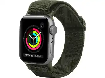 MediaMarkt Just In Case Urban Textura Strap Apple Watch 40-42mm Horlogebandje Groen aanbieding