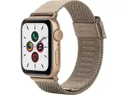 MediaMarkt Just In Case Silksteel Strap Apple Watch 44-49mm Horlogebandje Rose Goud aanbieding