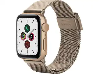 MediaMarkt Just In Case Silksteel Strap Apple Watch 44-49mm Horlogebandje Rose Goud aanbieding