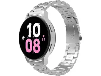 MediaMarkt Just In Case Primesteel Strap Samsung Galaxy Watch 20mm Horlogebandje Zilver aanbieding