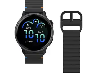 MediaMarkt Just In Case Activeflex Garmin Vivoactive 6 / 5 Horlogebandje Zwart aanbieding