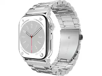 MediaMarkt Just In Case Primesteel Strap Apple Watch 40-42mm Horlogebandje Zilver aanbieding