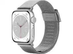 MediaMarkt Just In Case Silksteel Strap Apple Watch 40-42mm Horlogebandje Zilver aanbieding