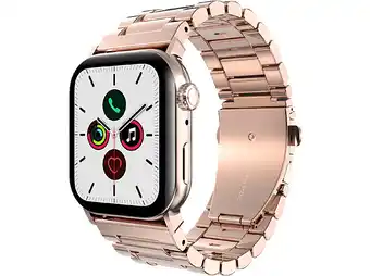MediaMarkt Just In Case Primesteel Strap Apple Watch 40-42mm Horlogebandje Rose Goud aanbieding
