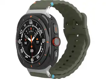 MediaMarkt Just In Case Activeflex Strap Samsung Galaxy Ultra (2025/2024) Horlogebandje Khaki aanbieding