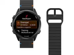 MediaMarkt Just In Case Activeflex Garmin Erunner 55 / 165 570 (42mm) Horlogebandje Zwart aanbieding