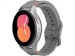 MediaMarkt Just In Case Activeflex Strap Samsung Galaxy Watch 20mm Horlogebandje Grijs aanbieding