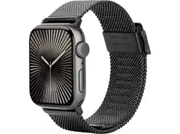 MediaMarkt Just In Case Silksteel Strap Apple Watch 44-49mm Horlogebandje Zwart aanbieding
