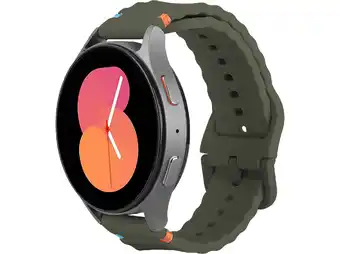 MediaMarkt Just In Case Activeflex Strap Samsung Galaxy Watch 20mm Horlogebandje Khaki aanbieding