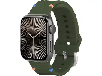 MediaMarkt Just In Case Activeflex Strap Apple Watch 44-49mm Horlogebandje Khaki aanbieding