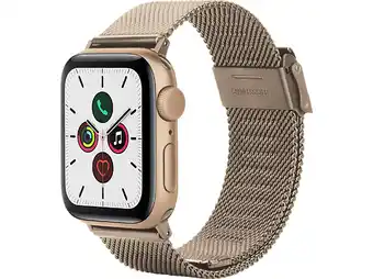 MediaMarkt Just In Case Silksteel Strap Apple Watch 40-42mm Horlogebandje Rose Goud aanbieding