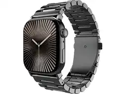 MediaMarkt Just In Case Primesteel Strap Apple Watch 44-49mm Horlogebandje Zwart aanbieding