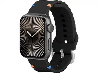 MediaMarkt Just In Case Activeflex Strap Apple Watch 40-42mm Horlogebandje Zwart aanbieding