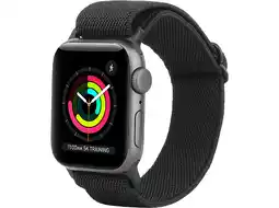 MediaMarkt Just In Case Urban Textura Strap Apple Watch 44-49mm Horlogebandje Zwart aanbieding