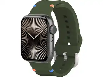 MediaMarkt Just In Case Activeflex Strap Apple Watch 40-42mm Horlogebandje Khaki aanbieding