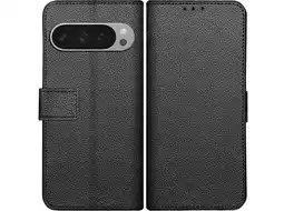 MediaMarkt Just In Case Wallet Case Telefoonhoesje Voor Google Pixel 9 / Pro Zwart aanbieding