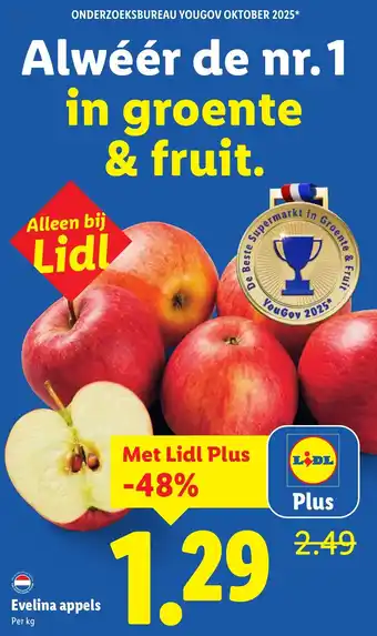 Lidl Evelina appels aanbieding