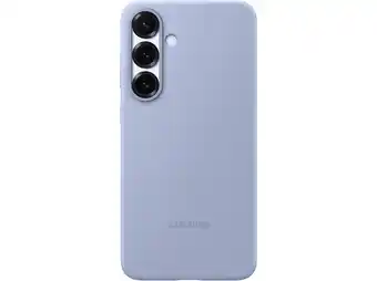 MediaMarkt Samsung Silicone Telefoonhoesje Voor Samsung Galaxy S25 Plus Licht Blauw aanbieding